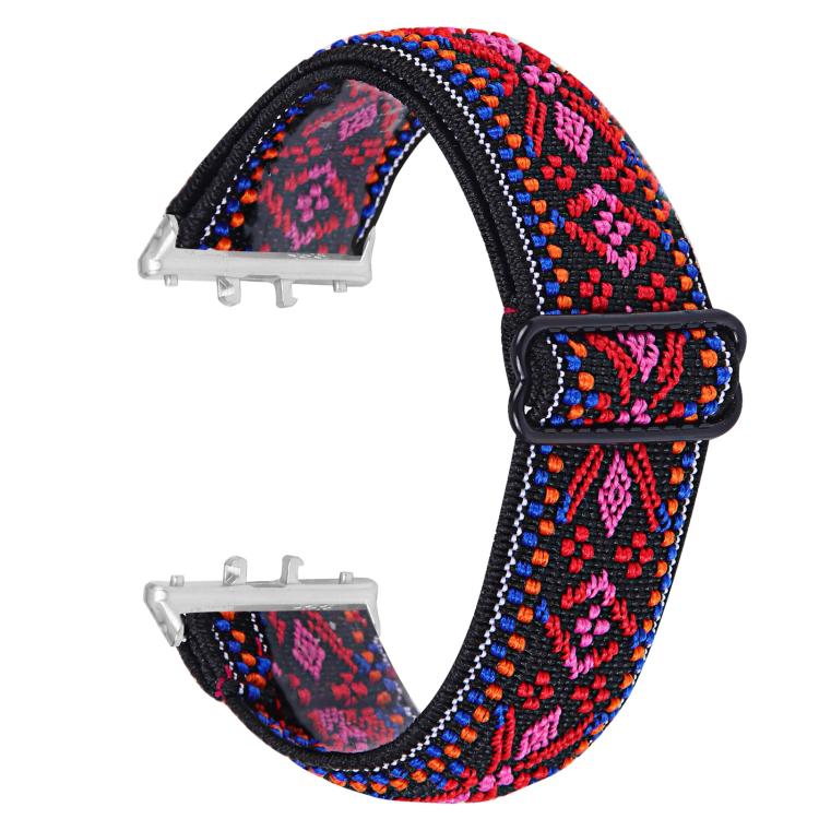 Ethnic Style Elastic Nylon Watch Band, For Honor Watch X5
