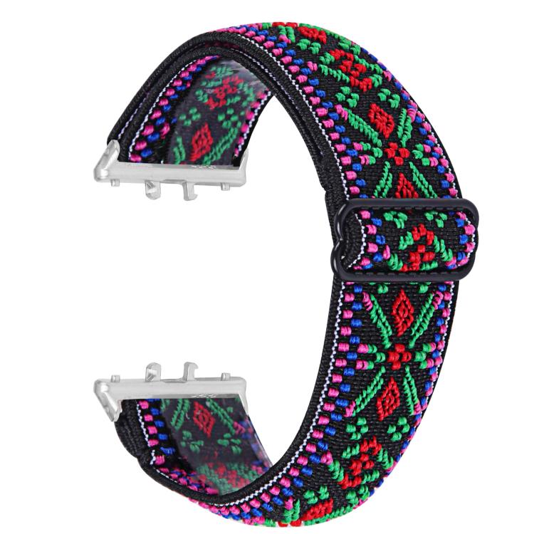 Ethnic Style Elastic Nylon Watch Band, For Honor Watch X5