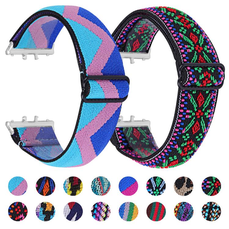 Ethnic Style Elastic Nylon Watch Band, For Honor Watch X5