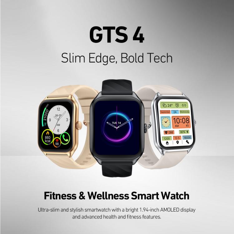 Zeblaze GTS 4 1.94 inch AMOLED Screen IP68 Waterproof Sports Fitness Smart Watch