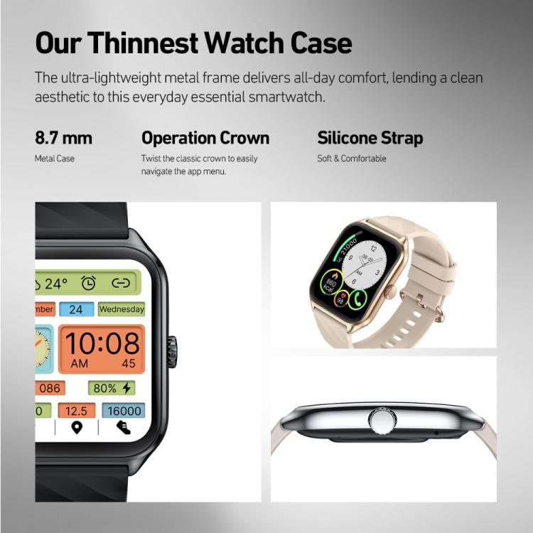 Zeblaze GTS 4 1.94 inch AMOLED Screen IP68 Waterproof Sports Fitness Smart Watch