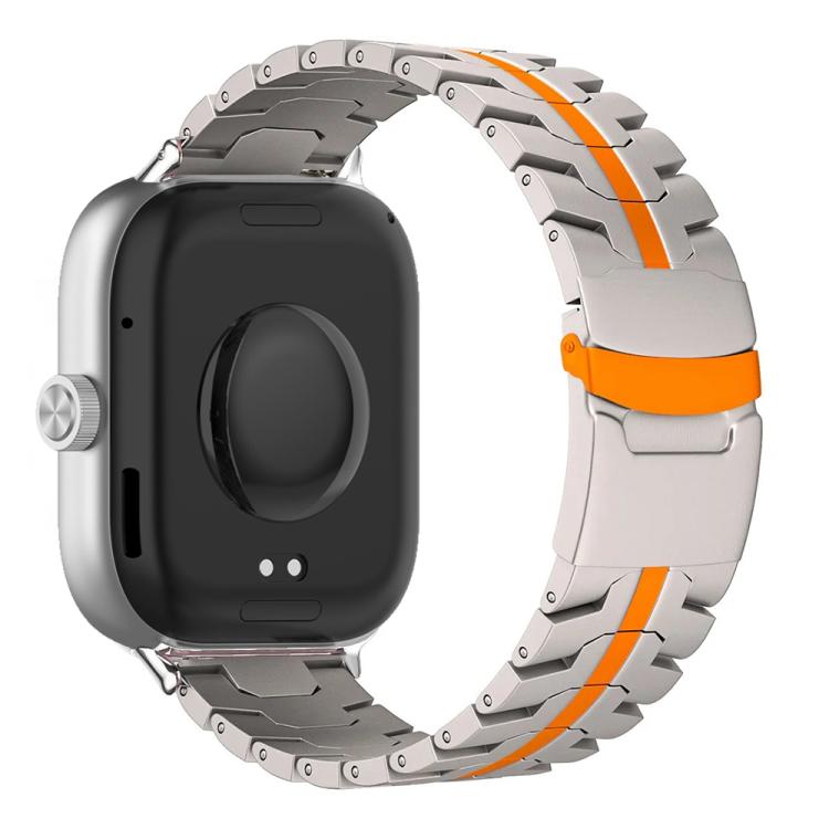 Split Safety Buckle Titanium Alloy Watch Band, For Redmi Watch6/5/4/Xiaomi Band 9 Pro/8 Pro