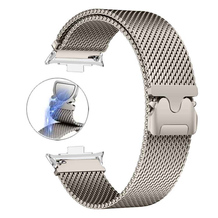 Magnetic Parachute Milanese Stainless Steel Watch Band, For Redmi Watch6/5/4/Xiaomi Band 9 Pro/8 Pro