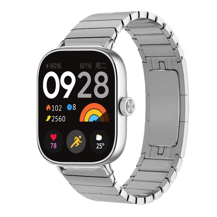 One Beads Dual-Press Butterfly Buckle Titanium Alloy Watch Band, For Xiaomi Band 10 Pro / Redmi Watch 6 / 5