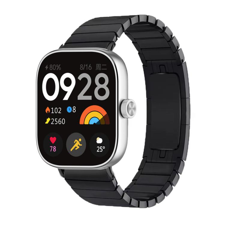 One Beads Dual-Press Butterfly Buckle Titanium Alloy Watch Band, For Xiaomi Band 10 Pro / Redmi Watch 6 / 5