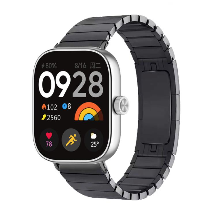 One Beads Dual-Press Butterfly Buckle Titanium Alloy Watch Band, For Xiaomi Band 10 Pro / Redmi Watch 6 / 5
