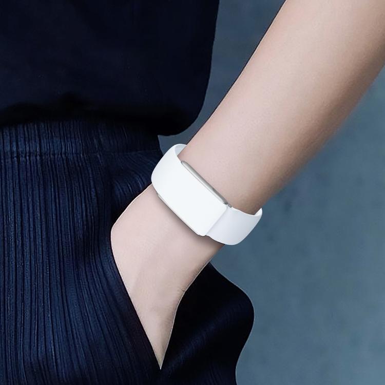 Solid Color Butterfly Buckle Silicone Watch Band, For WHOOP 5.0 Electrocardiogram, For WHOOP 5.0 Regular