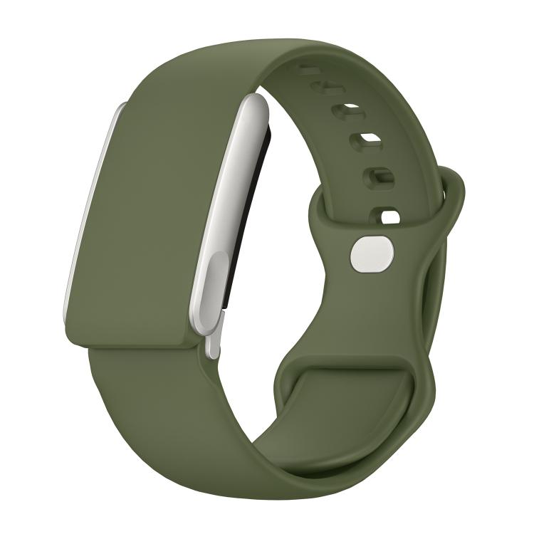 Solid Color Butterfly Buckle Silicone Watch Band, For WHOOP 5.0 Electrocardiogram, For WHOOP 5.0 Regular