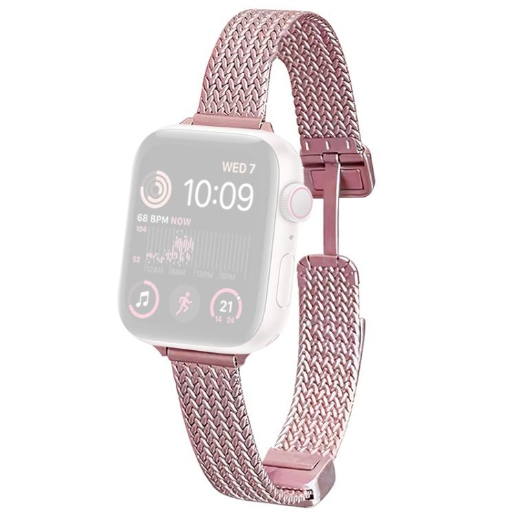 xDfind Wheat Ear Magnetic Buckle Stainless Steel Watch Band, For Apple Watch 42 / 44 / 45 / 46 / 49mm, For Apple Watch 38 / 40 / 41 / S10 42mm