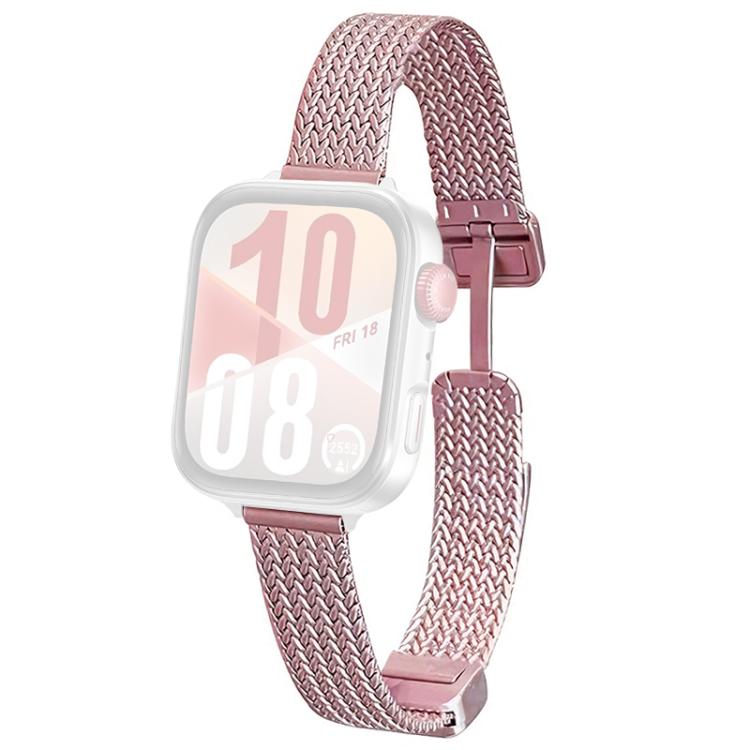 xDfind Wheat Ear Magnetic Buckle Stainless Steel Watch Band, For Huawei Watch Fit4 Pro / Fit4 / Fit3, For Huawei Band 10 / 9 / 8