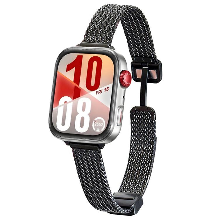 xDfind Wheat Ear Magnetic Buckle Stainless Steel Watch Band, For Huawei Watch Fit4 Pro / Fit4 / Fit3, For Huawei Band 10 / 9 / 8
