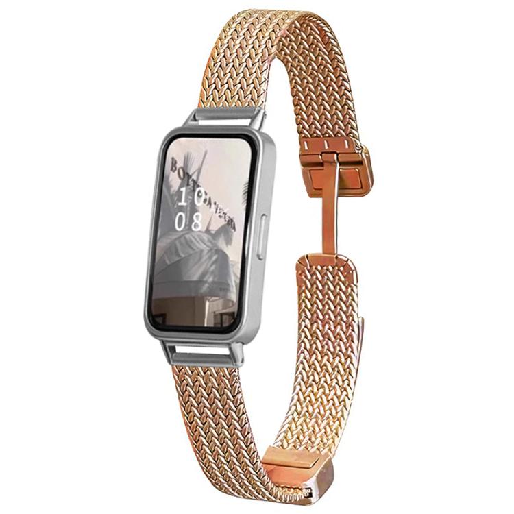 xDfind Wheat Ear Magnetic Buckle Stainless Steel Watch Band, For Huawei Watch Fit4 Pro / Fit4 / Fit3, For Huawei Band 10 / 9 / 8