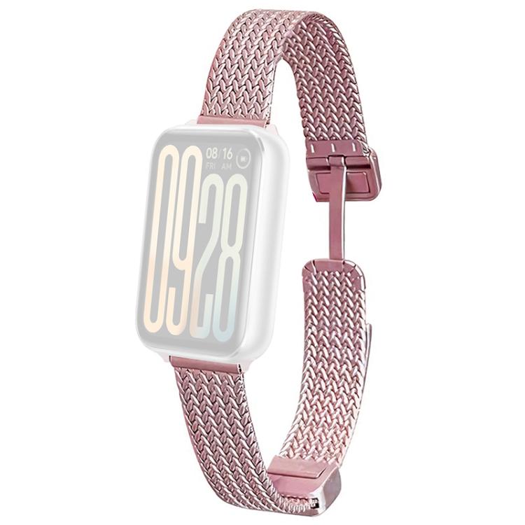 xDfind Wheat Ear Magnetic Buckle Stainless Steel Watch Band, For Xiaomi Band 10 Pro / 9 Pro / Redmi Watch 6, For Xiaomi Smart Band 10 / 9 / 8 NFC