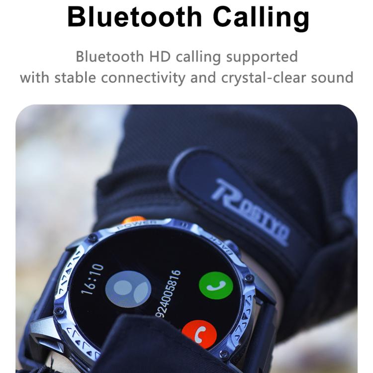 YK16 1.7 inch Sports Smart Watch Supports Heart Rate / Sleep Monitoring
