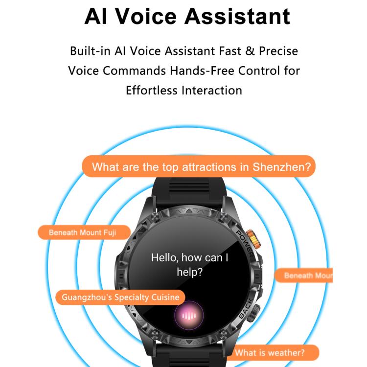 YK16 1.7 inch Sports Smart Watch Supports Heart Rate / Sleep Monitoring
