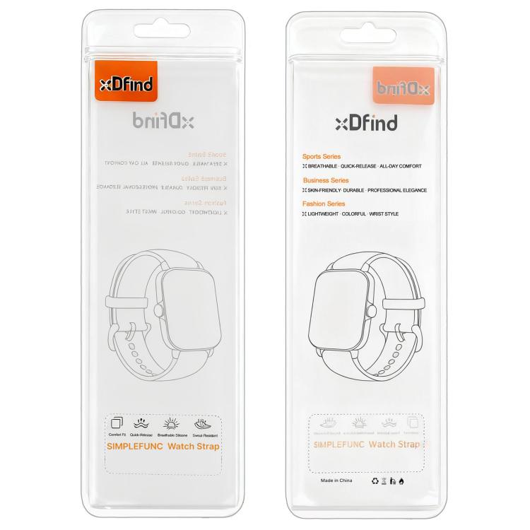 xDfind Flat-head Dual-color Silicone Watch Band, For Huawei Watch Fit4 Pro / Fit4 / Fit3