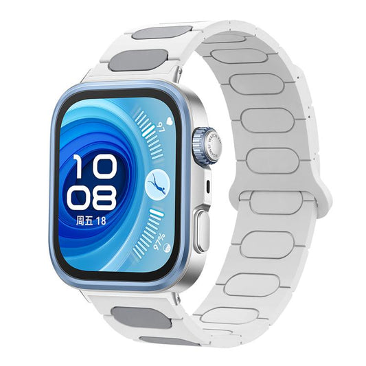 Oval Magnetic Silicone Watch Band, For Huawei Watch Fit4 / Fit4 Pro / Fit3