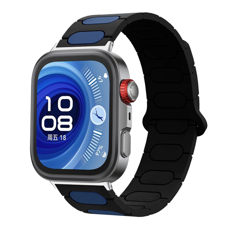 Oval Magnetic Silicone Watch Band, For Huawei Watch Fit4 / Fit4 Pro / Fit3