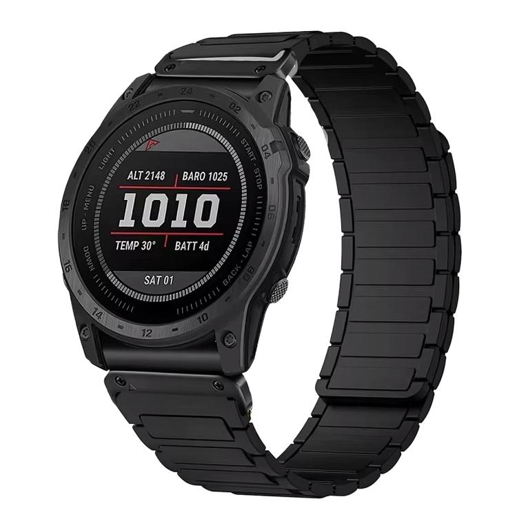 Three Beads Magnetic Silicone Watch Band, For Garmin 26mm, For Garmin 22mm, For Garmin 20mm