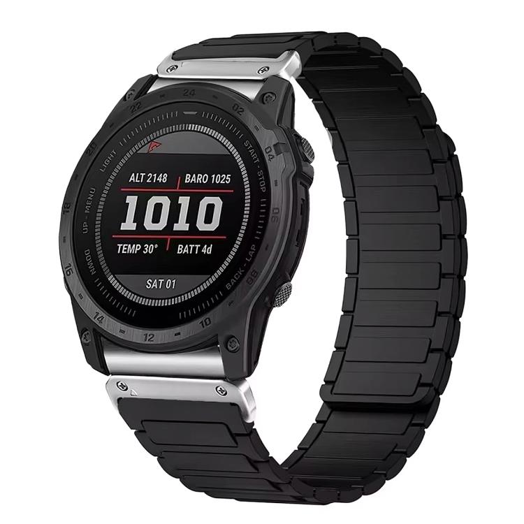 Three Beads Magnetic Silicone Watch Band, For Garmin 26mm, For Garmin 22mm, For Garmin 20mm