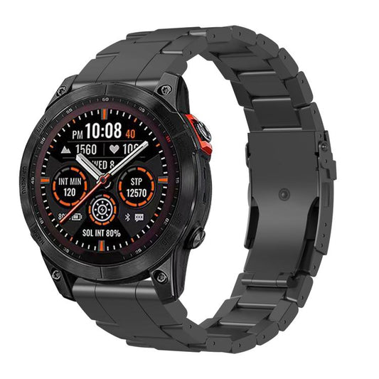 Safety Bckle Titanium Alloy Quick Release Watch Band, For Garmin 26mm, For Garmin 22mm