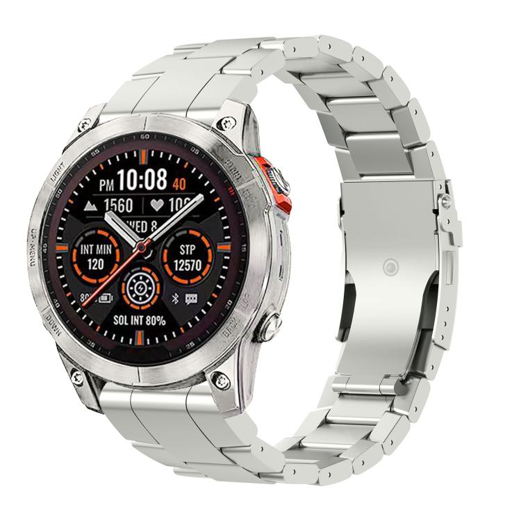 Safety Bckle Titanium Alloy Quick Release Watch Band, For Garmin 26mm, For Garmin 22mm