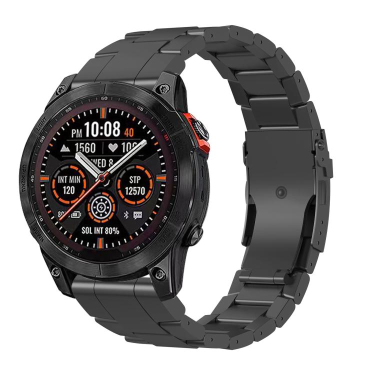Safety Bckle Titanium Alloy Quick Release Watch Band, For Garmin 26mm, For Garmin 22mm