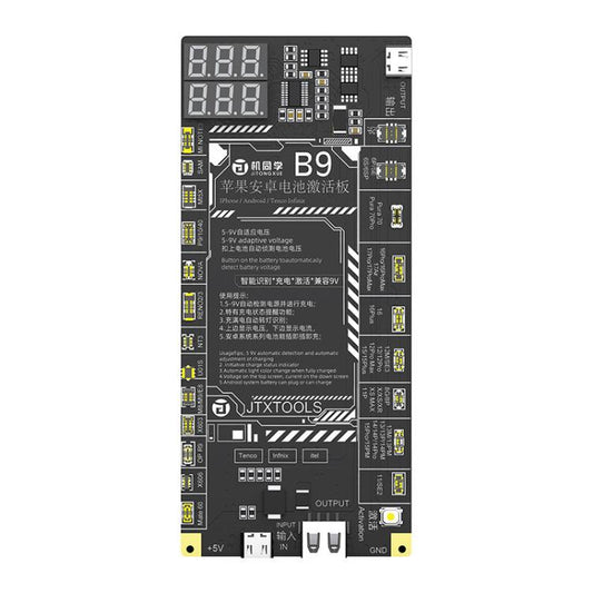 JTX B9 5-9V Battery Charging Activation Board for iPhone 6S-17 Pro Max (without 16e) & Android, JTX B9