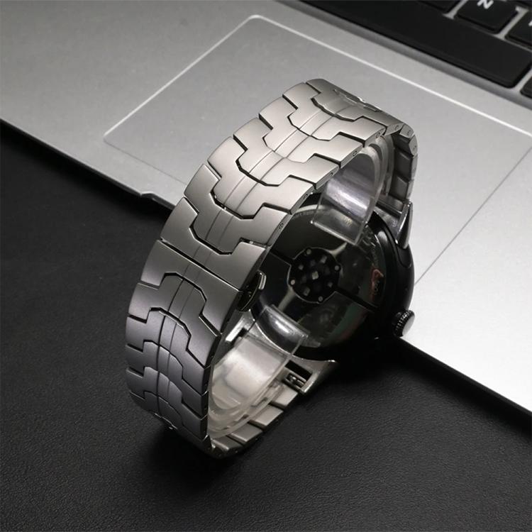 Iron Man Butterfly Buckle Aluminum Alloy Watch Band, For Google Pixel Watch 4 / 3 45mm