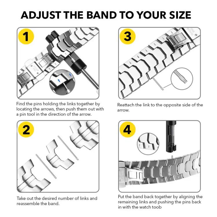 Iron Man Butterfly Buckle Aluminum Alloy Watch Band, For Google Pixel Watch 4 / 3 45mm