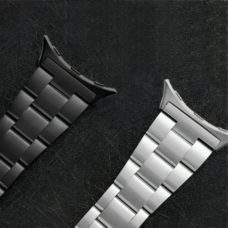 Slim Three Beads Stainless Steel Watch Band, For Google Pixel Watch 4 / 3 / 2 / 1 41mm