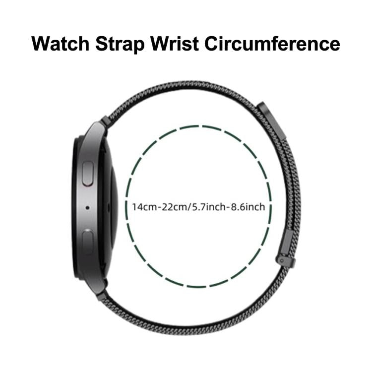 Loop Dual Magnetic Buckle Milanese Stainless Steel Watch Band, For Google Pixel Watch 4 / 3 / 2 / 1 41mm