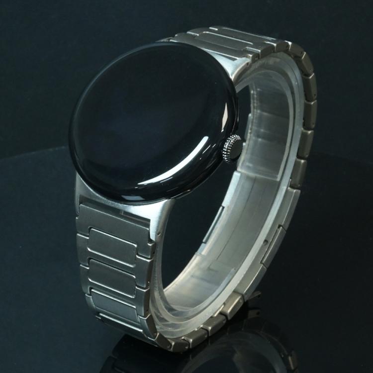 I-Shaped Folding Buckle Titanium Alloy Watch Band, For Google Pixel Watch 4 / 3 45mm