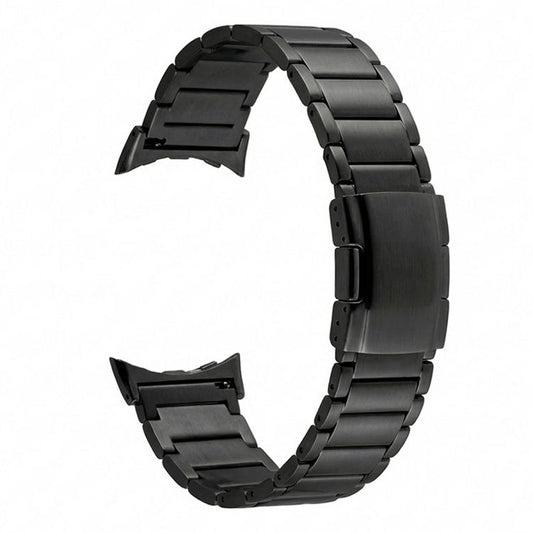 Three Beads Turtle Buckle Titanium Alloy Watch Band, For Google Pixel Watch 4 / 3 45mm