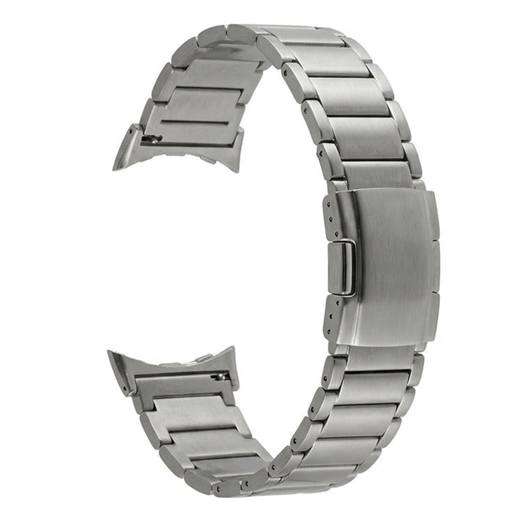 Three Beads Turtle Buckle Titanium Alloy Watch Band, For Google Pixel Watch 4 / 3 45mm