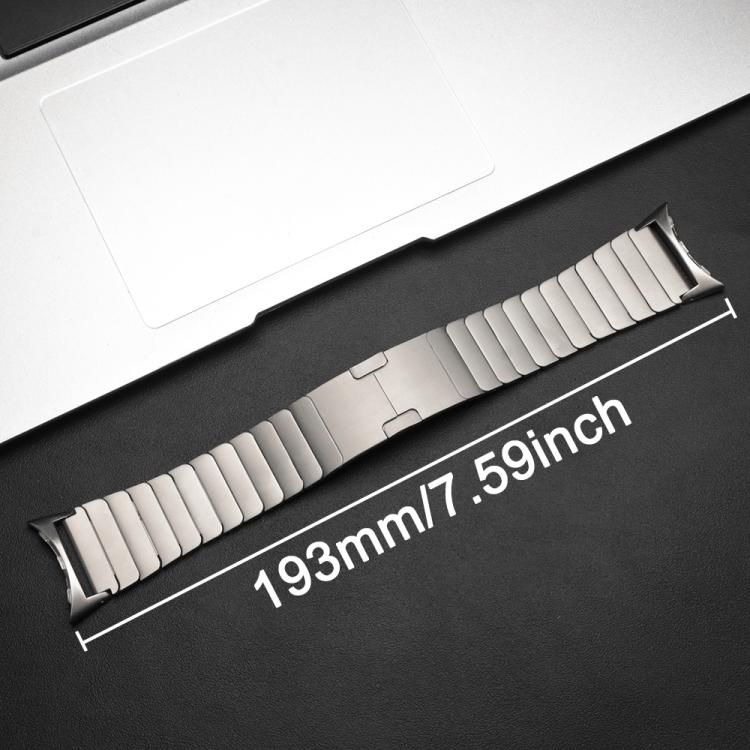 One Bead Folding Buckle Side Release Titanium Alloy Watch Band, For Google Pixel Watch 4 / 3 45mm