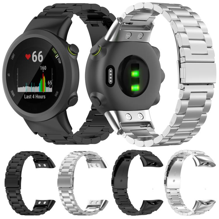 xDfind Three Beads Stainless Steel Watch Band, For Garmin Forerunner 45 / 45S / Swim 2