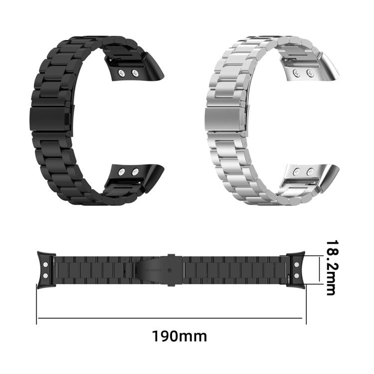 xDfind Three Beads Stainless Steel Watch Band, For Garmin Forerunner 45 / 45S / Swim 2