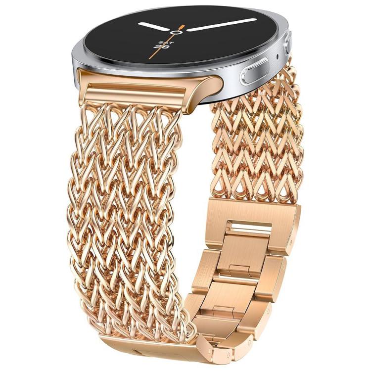 xDfind Herringbone Braided Stainless Steel Watch Band, For Samsung Galaxy Watch Ultra / Ultra 2025, For Samsung Galaxy Watch8 / Watch8 Classic