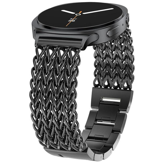 xDfind Herringbone Braided Stainless Steel Watch Band, For Samsung Galaxy Watch Ultra / Ultra 2025, For Samsung Galaxy Watch8 / Watch8 Classic