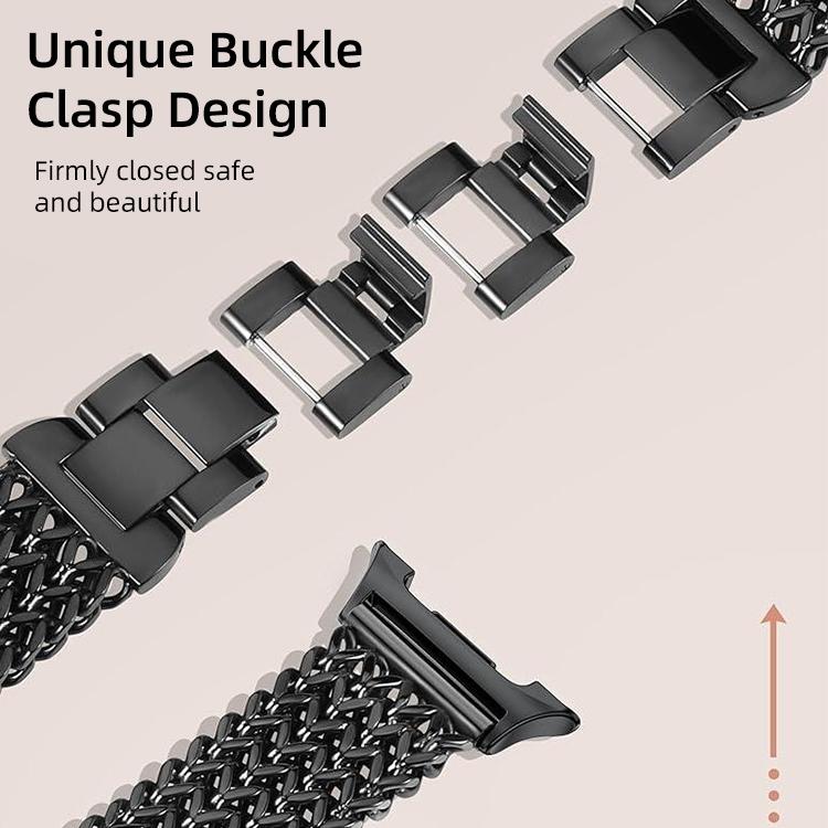 xDfind Herringbone Braided Stainless Steel Watch Band, For Samsung Galaxy Watch Ultra / Ultra 2025, For Samsung Galaxy Watch8 / Watch8 Classic