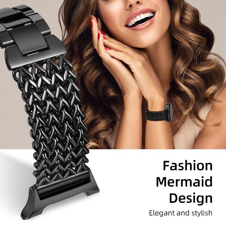 xDfind Herringbone Braided Stainless Steel Watch Band, For Samsung Galaxy Watch Ultra / Ultra 2025, For Samsung Galaxy Watch8 / Watch8 Classic