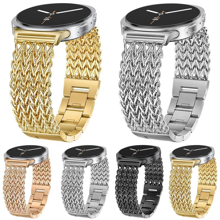 xDfind Herringbone Braided Stainless Steel Watch Band, For Samsung Galaxy Watch Ultra / Ultra 2025, For Samsung Galaxy Watch8 / Watch8 Classic