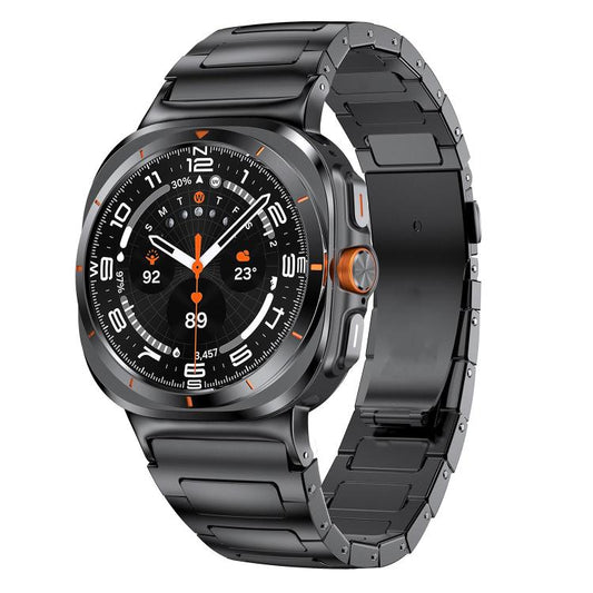 I-Shaped Flat Buckle Titanium Alloy Watch Band, For Samsung Galaxy Ultra 47mm / Ultra 2025