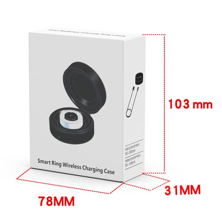 For OURA Ring Gen3 Ring Smart Ring Charging Box Cradle Dock, Size 6, Size 7, Size 8, Size 9, Size 10, Size 11, Size 12, Size 13