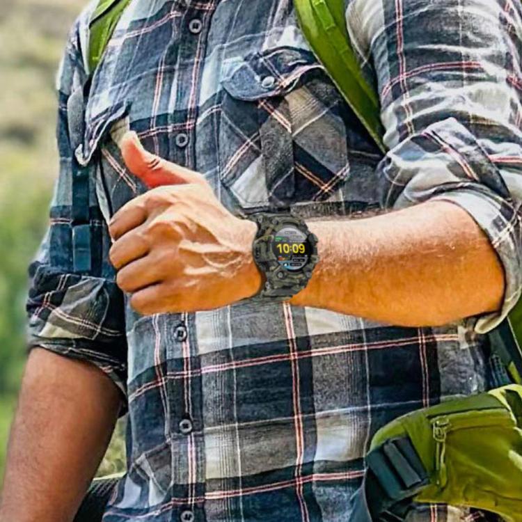 LOKMAT ATTACK T Rugged Smart Watch, 1.32 inch, BT Call, SOS, Pedometer, Sleep Tracking, Heart Rate, Blood Pressure, Blood Oxygen