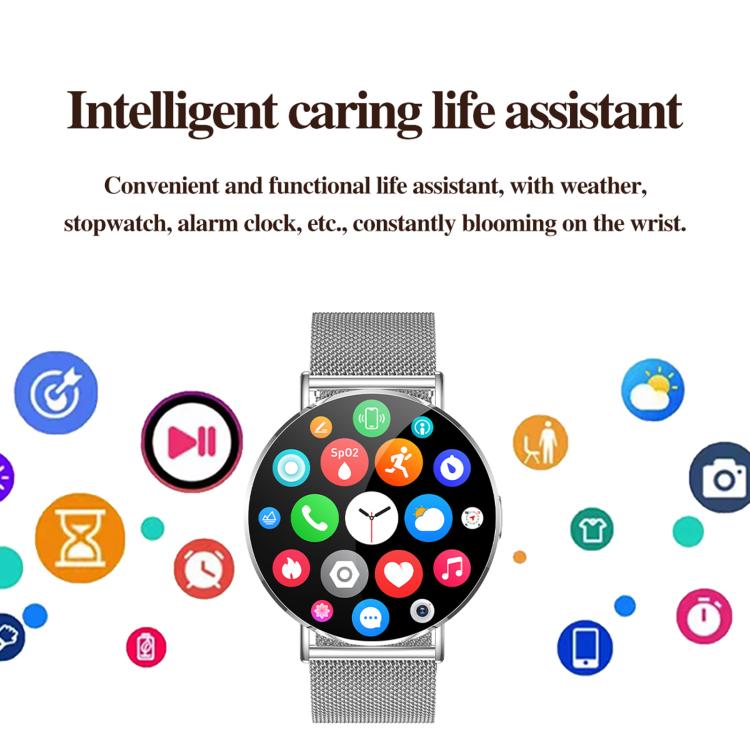 QS05 1.32 inch BT5.3 Sports Smart Watch, Support Sleep / Heart Rate / Blood Oxygen / Blood Pressure Health Monitor