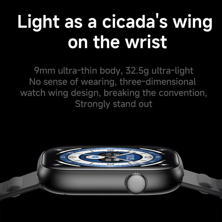 QS12 1.83 inch BT5.3 Sports Smart Watch, Support Sleep / Heart Rate / Blood Oxygen Health Monitor