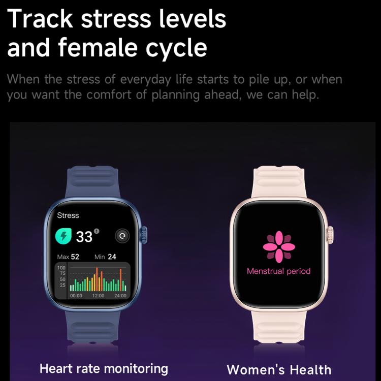 QS12 1.83 inch BT5.3 Sports Smart Watch, Support Sleep / Heart Rate / Blood Oxygen Health Monitor