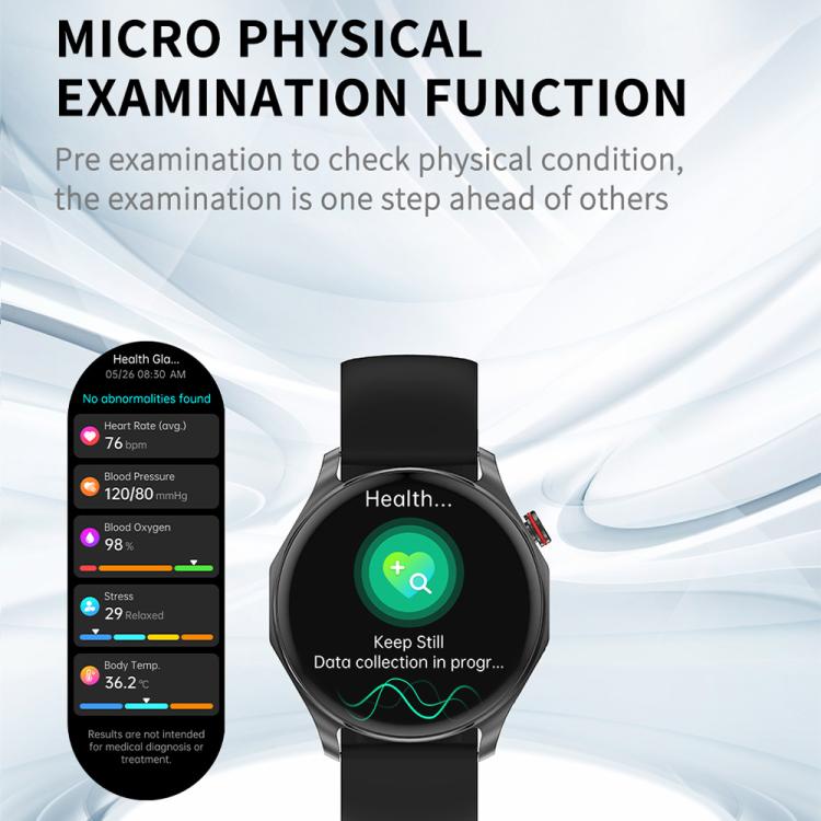 QS25 1.43-inch IPS Display Smart Sports Watch Supports Bluetooth Calling & Health Management